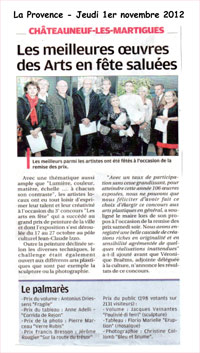 concours Chateauneuf les Martigues 2012