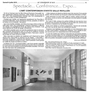 Exposition Pavillon Aix en Provence